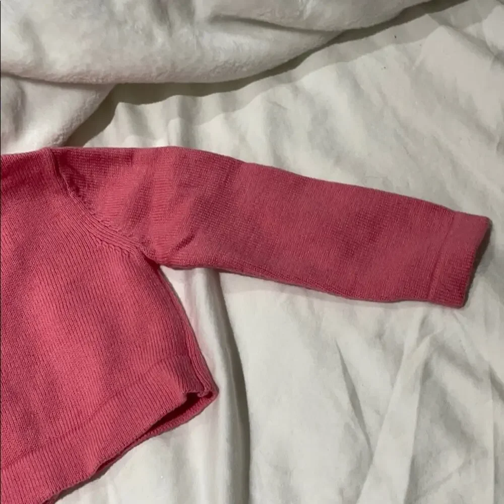 Gymboree 2t pink bow sweater worn once